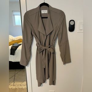 Babaton Taupe Duster coat XS